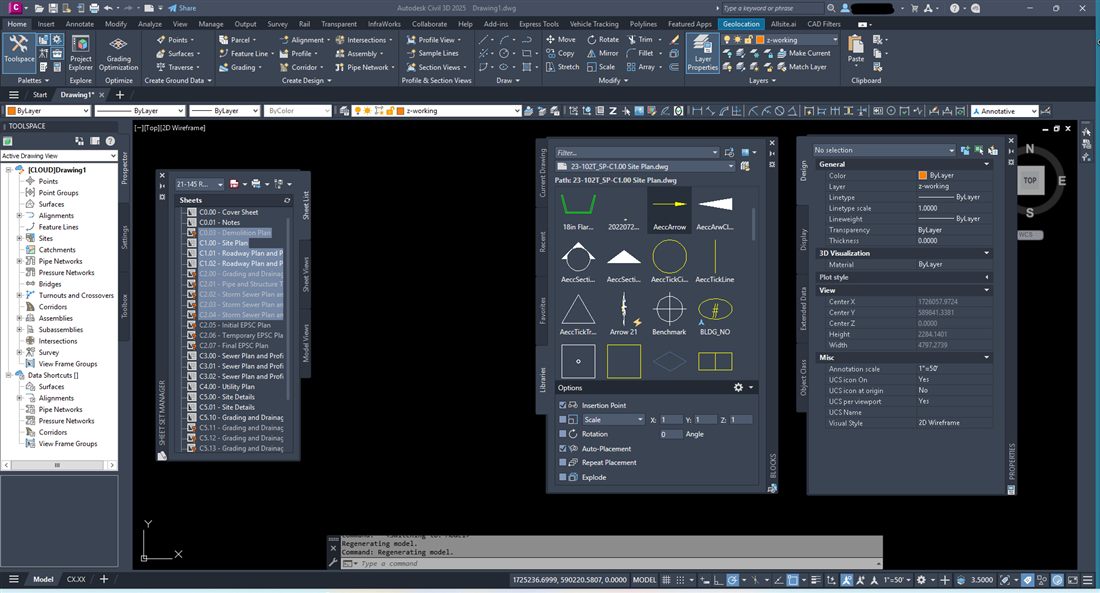 Standard AutoCAD dark theme, no filter applied